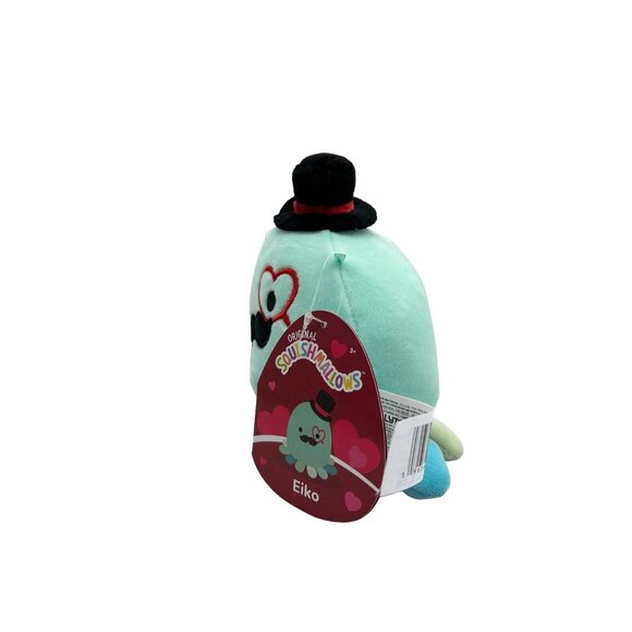 Eiko The Octopus 5" Valentines Day Squishmallow Sealife Soft Plush Stuffed Toy - Picture 5 of 7